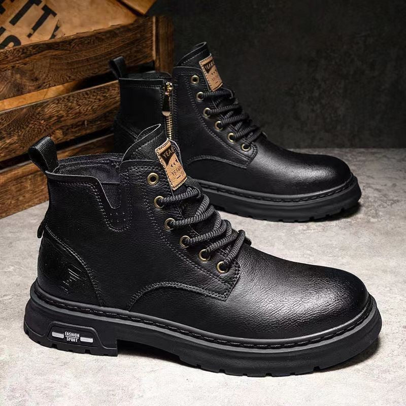 Men's casual style boots, breathable
