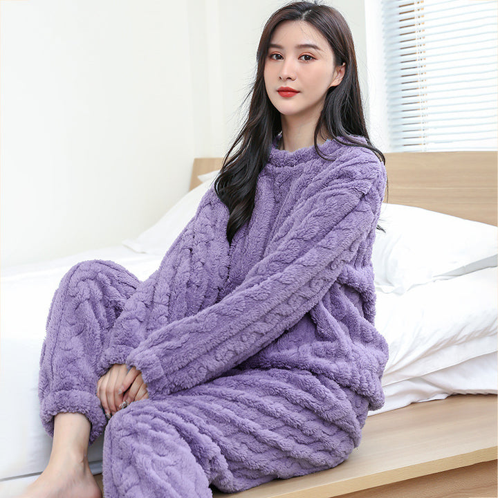 Unisex house suit, lined, warm winter set