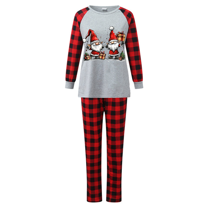Family Pajama Set with Check Pattern