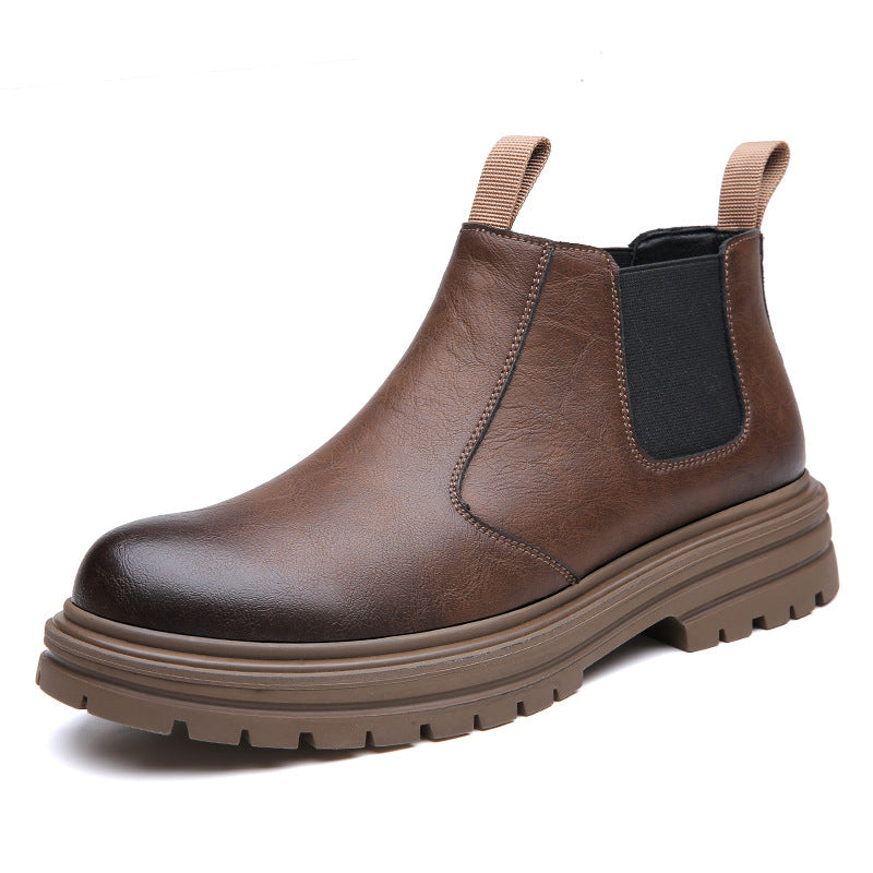 Men's Chelsea boots, classic and warming