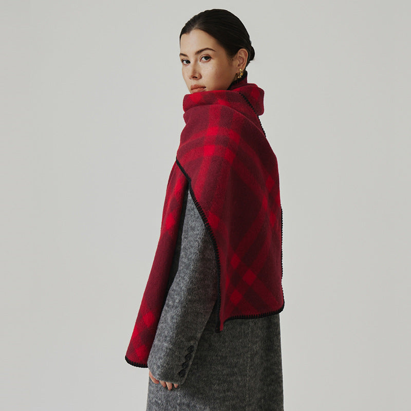 Wool scarf, 185x30 cm, 10% wool