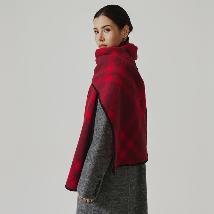 Wool scarf, 185x30 cm, 10% wool