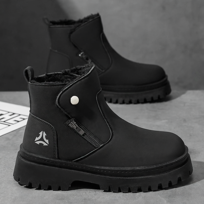 Men's work boots in British style