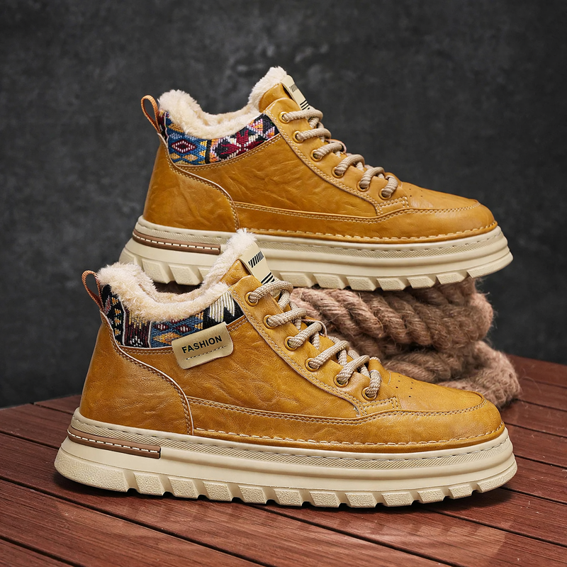 Men's winter boots, insulated, sturdy