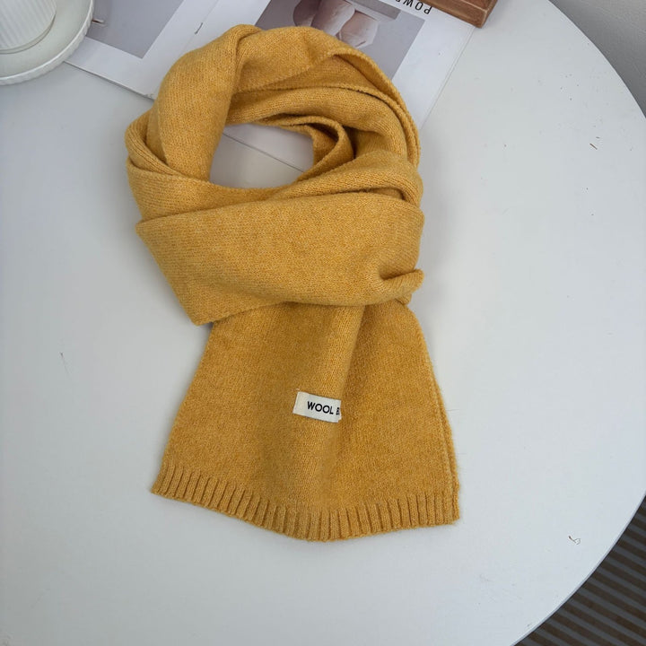 Knitted scarf, 20x160 cm, for autumn and winter