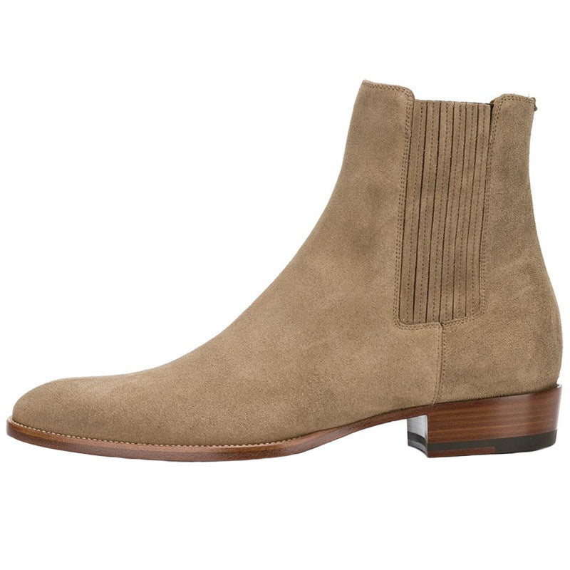 Men's Chelsea Boots, Cowhide, Pointed