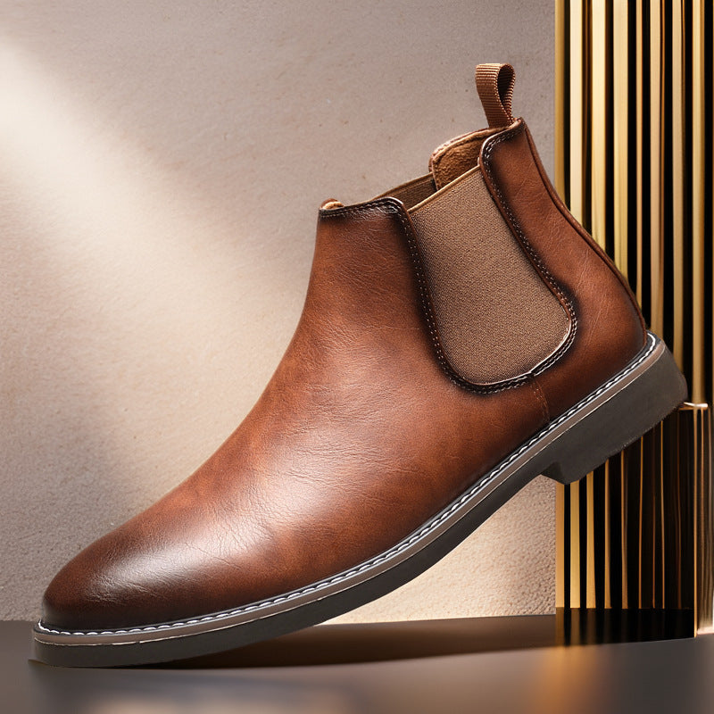 Men's Chelsea Boots in British Vintage Style