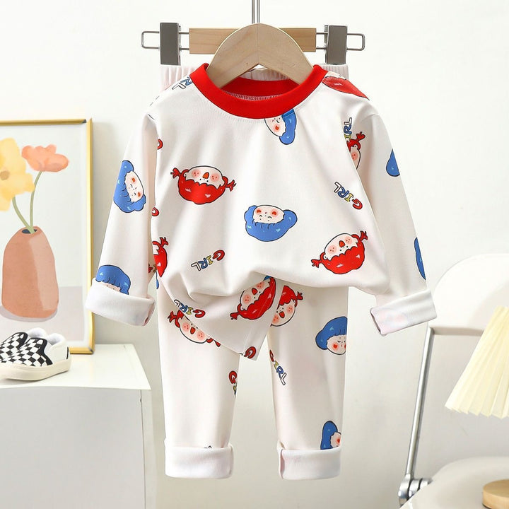 Children's Thermal Pajama Set, 2-piece, warm