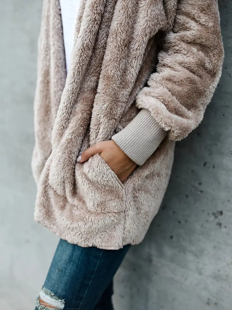Lune London | Knitted, Fluffy Hoodie