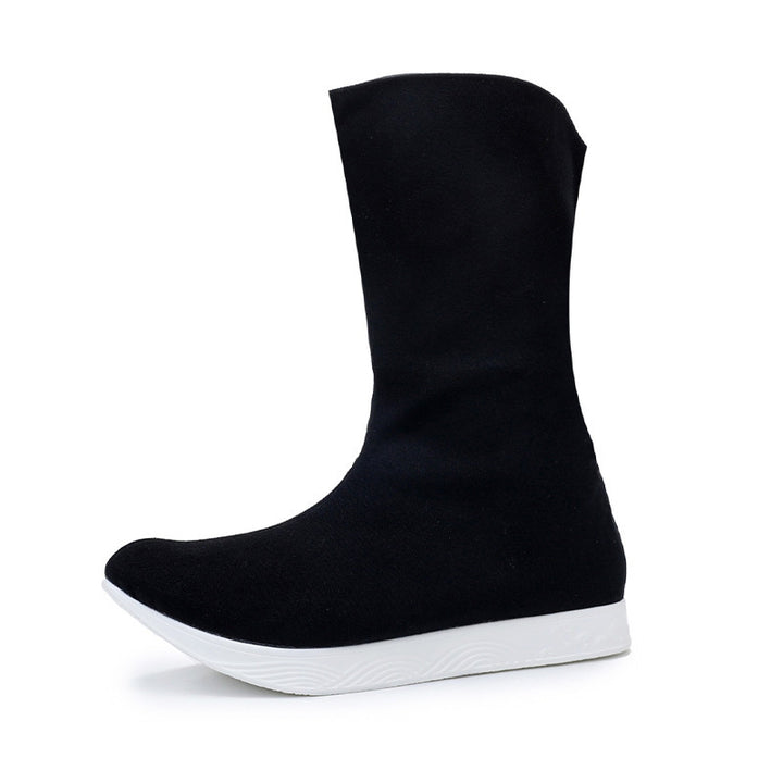 Traditional men's boots, retro style, lined