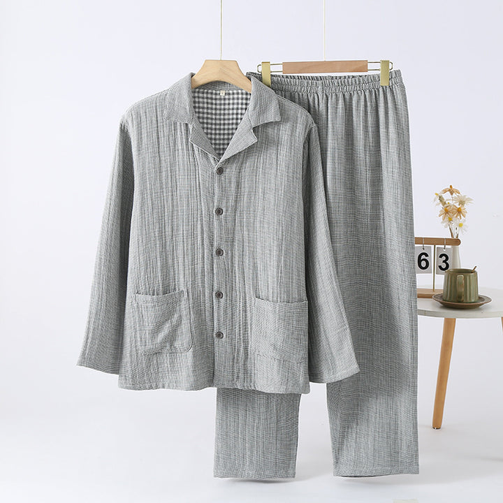 Cotton pajamas, 4-layer, for couples