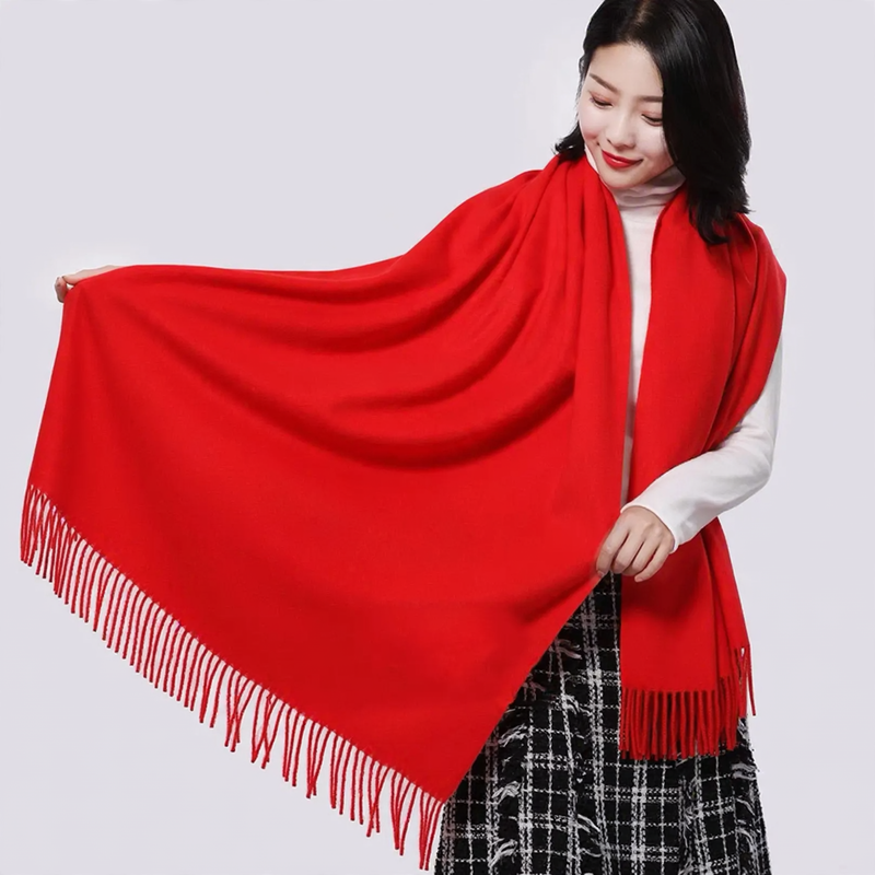 Warmer knit scarf for winter