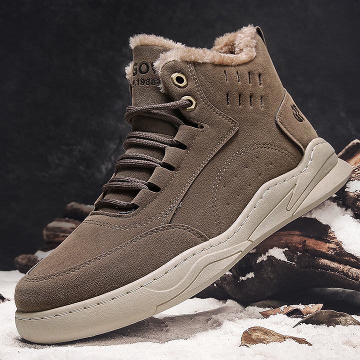 Padded Men's High-Top Casual Shoes