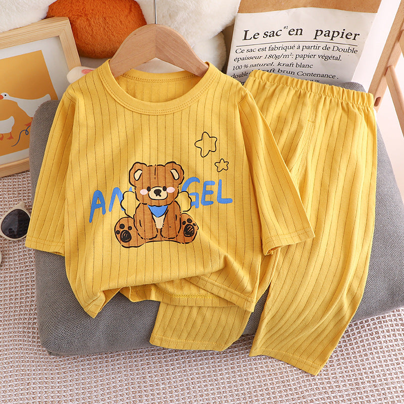 Children's Pajama Set, long-sleeved, cotton, lightweight