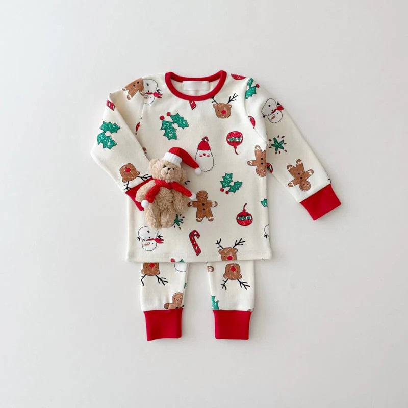 Christmas house suit for kids, cotton