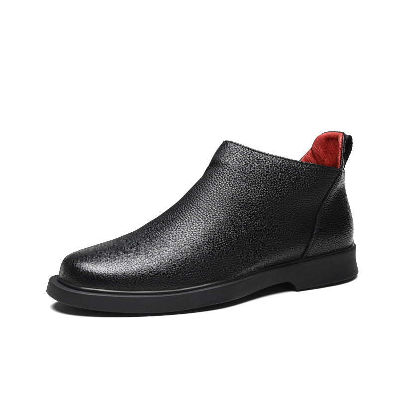 Men's Chelsea Boots made of scar leather