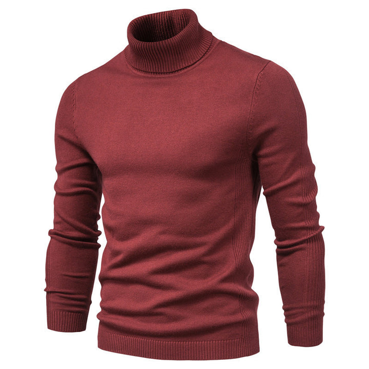 Men's Turtleneck Sweater, simple and modern