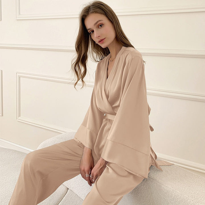 Women’s Pajama Set, Satin Look, Long Sleeve