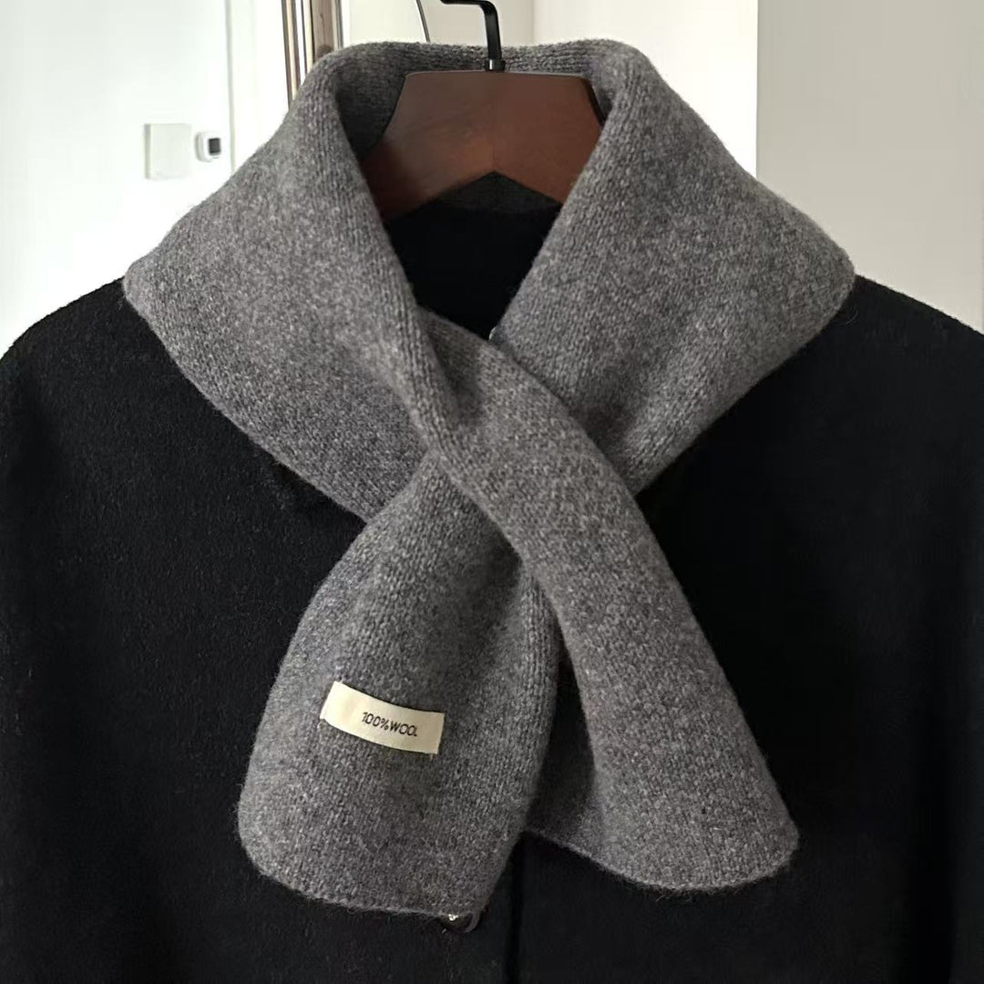 Compact wool scarf, 100% wool
