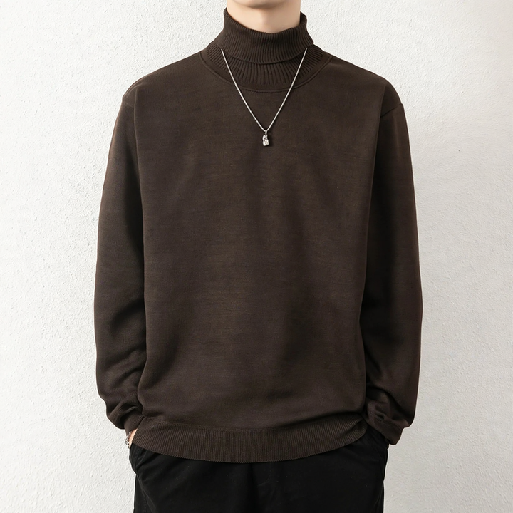 Men's Turtleneck Sweater, Lined, Winter