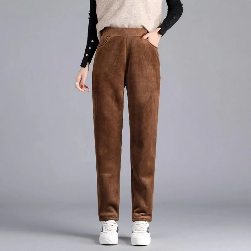 Kord-Harem pants with soft lining