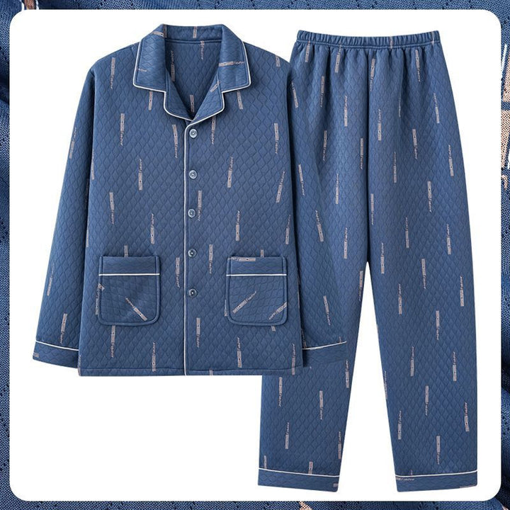 Padded men's house suit made of cotton