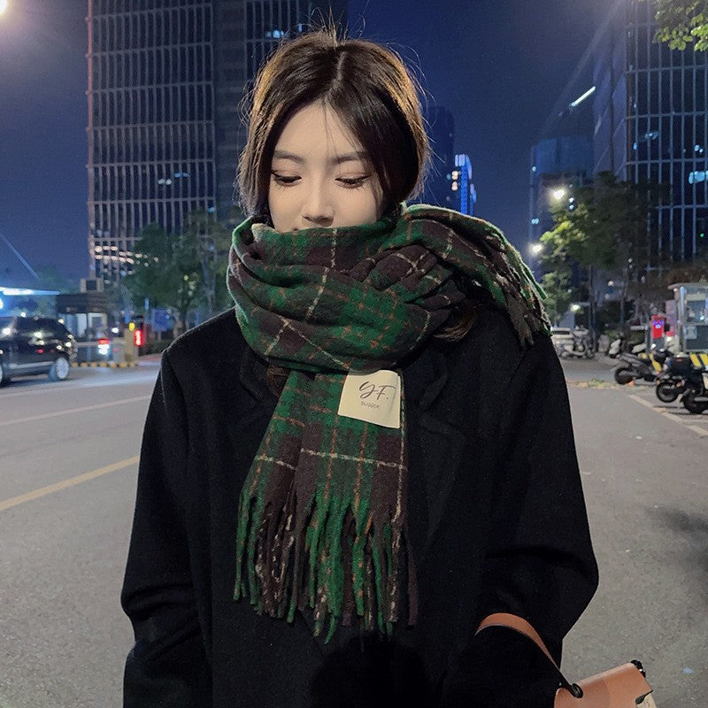 Cashmere knit scarf, 180x45 cm