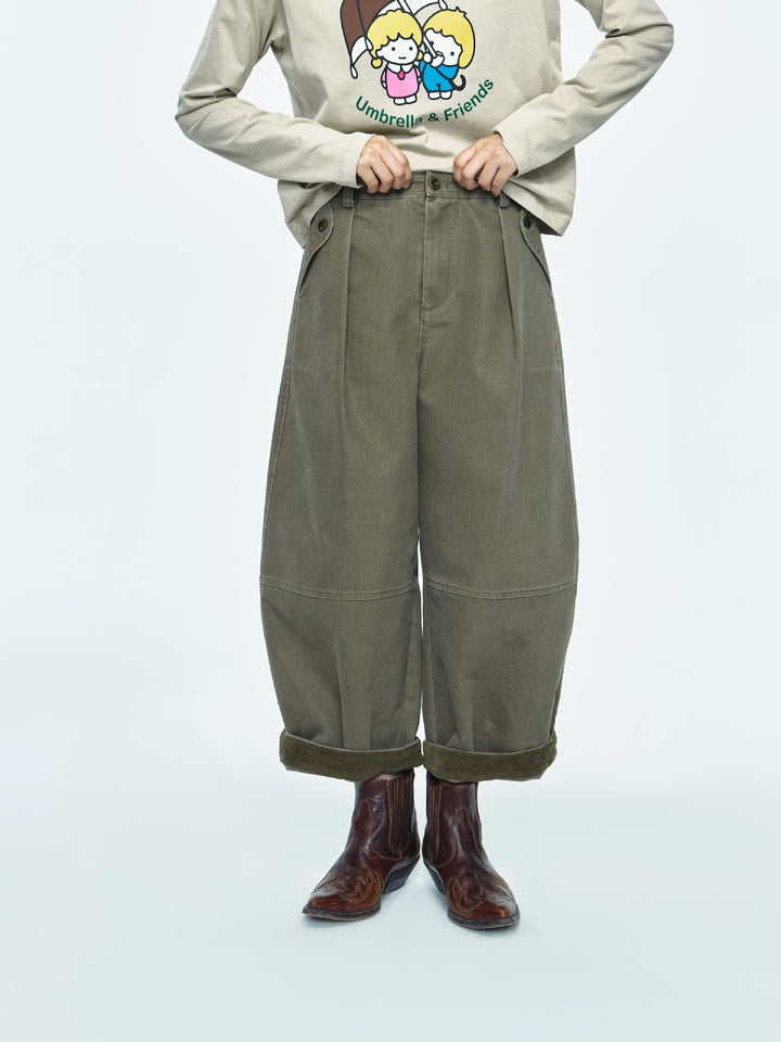 Kord cargo pants for women, cocoon cut, V63832