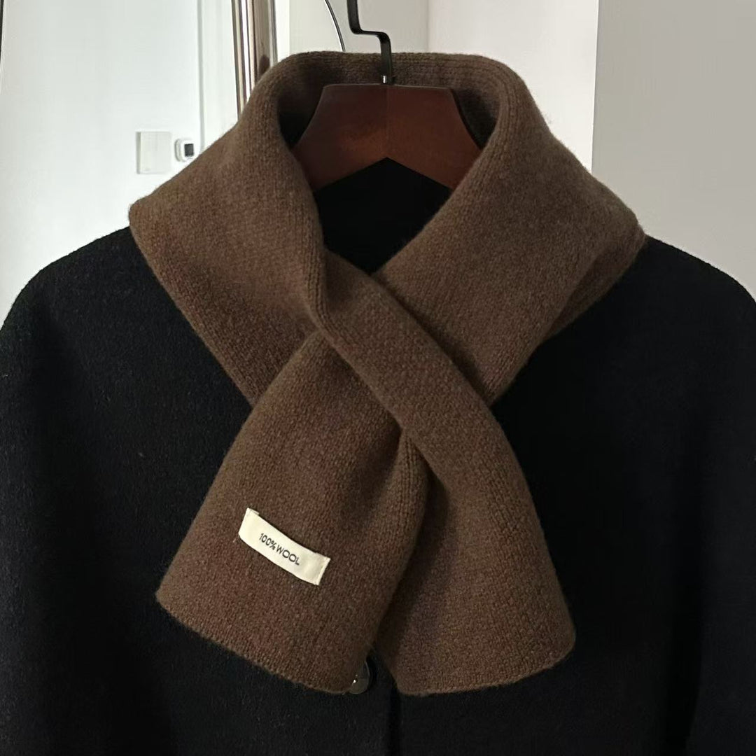 Compact wool scarf, 100% wool