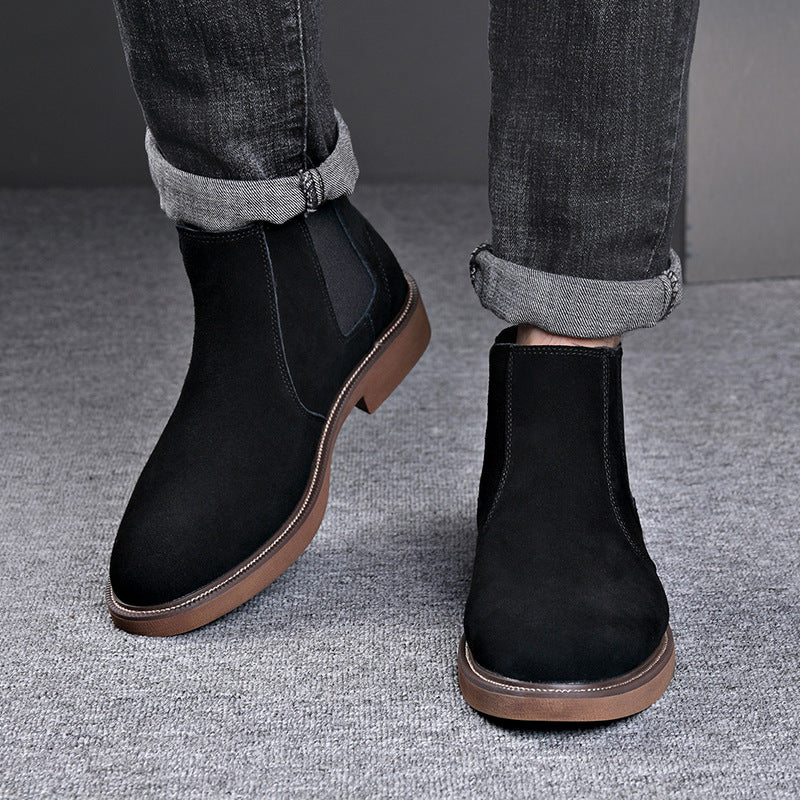 Men's Chelsea Boots, calf leather, lined, pointed
