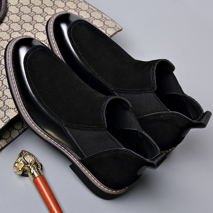Men's Chelsea Boots, Suede Look, Lined