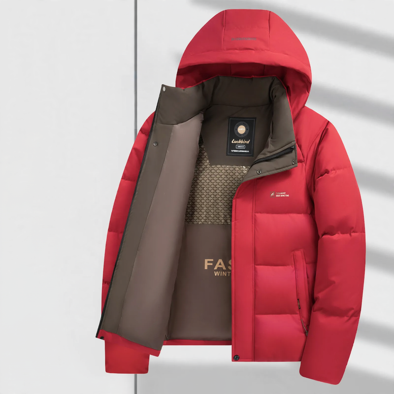 Men's quilted jacket, reversible, padded
