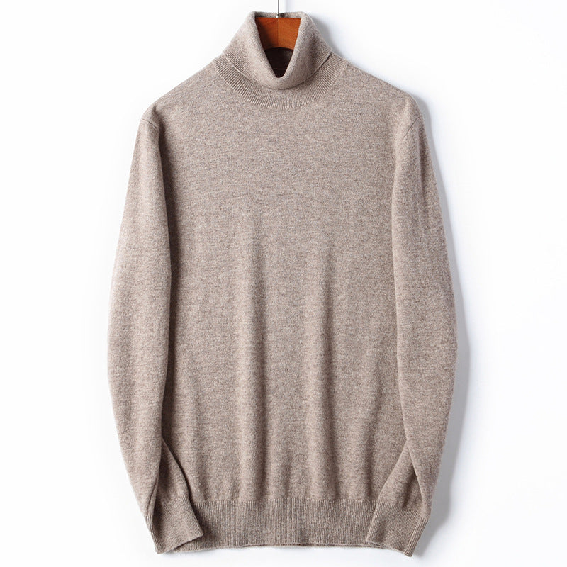 Men's turtleneck sweater made of merino wool