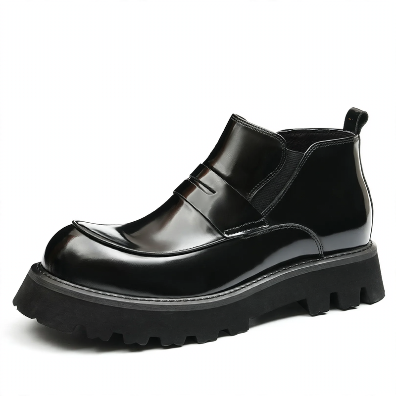 Business-Chelsea-Boots made of smooth leather