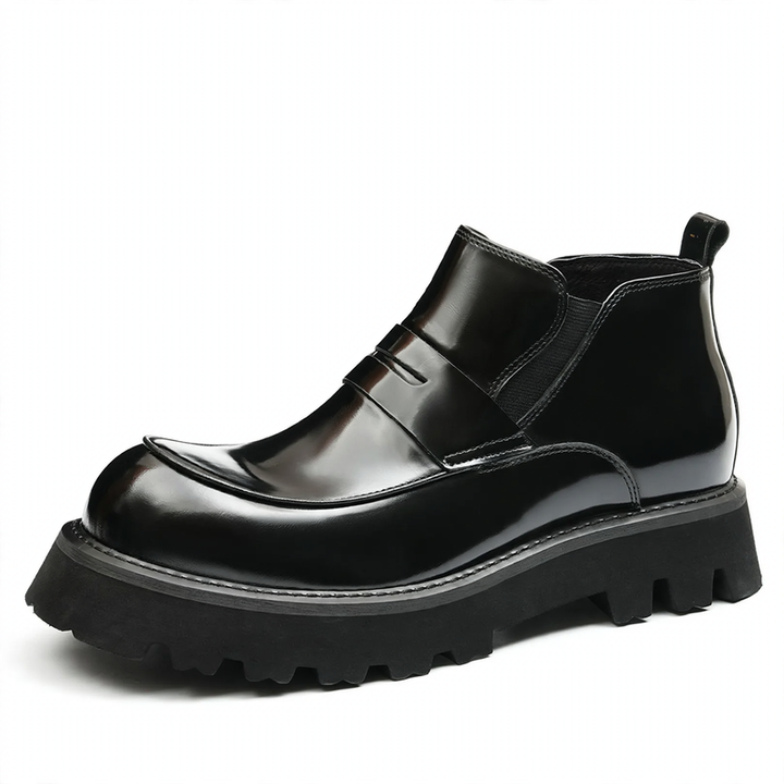 Business-Chelsea-Boots made of smooth leather