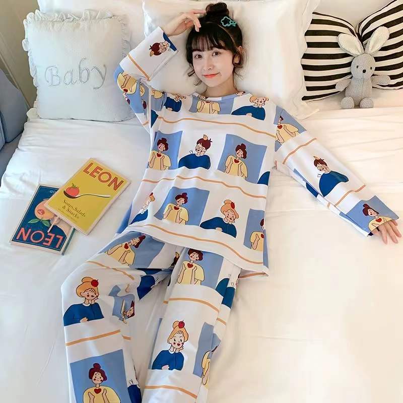 Women's house suit, long-sleeved, versatile