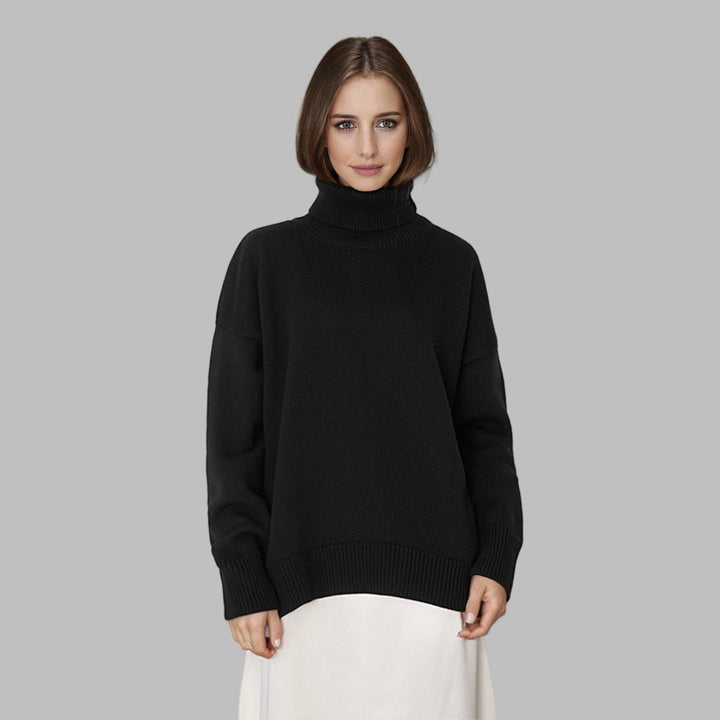 Casual turtleneck sweater in classic design