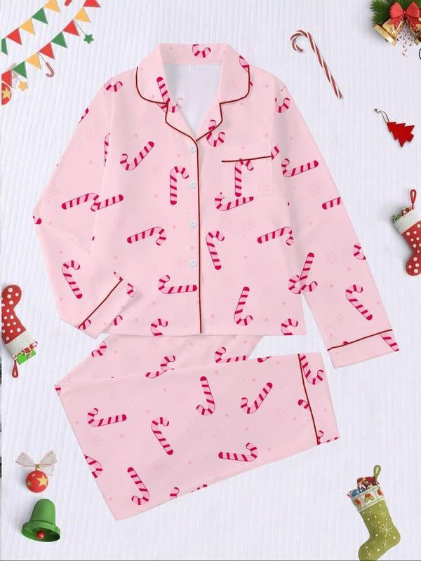 Christmas Pajama Set made of Flannel S 81333