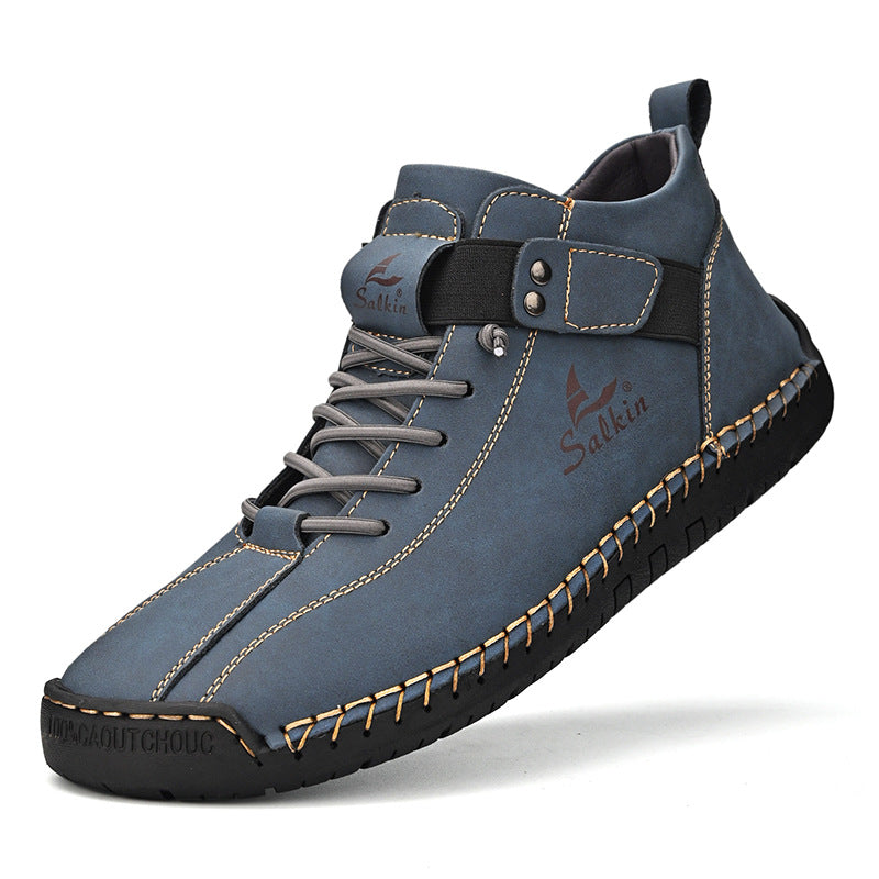 Light men's casual boots, breathable