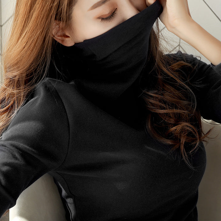 Women’s Long Sleeve Turtleneck Shirt, lined