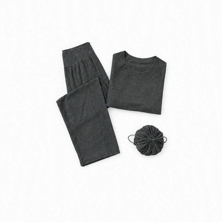Men's Pajama Set, breathable, Round neck