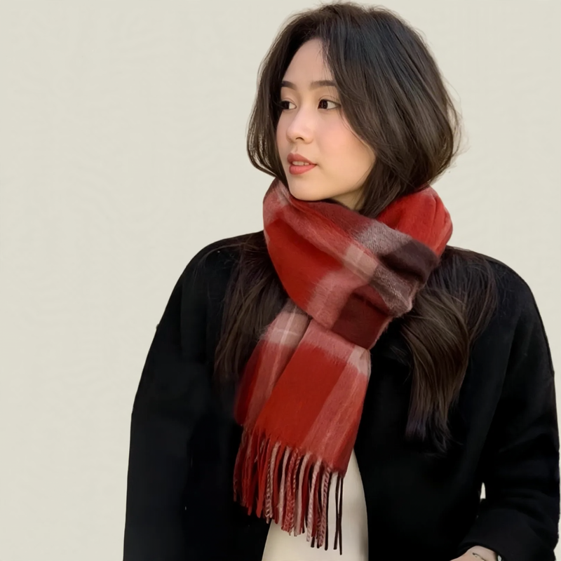 Classic wool scarf, 180x30cm