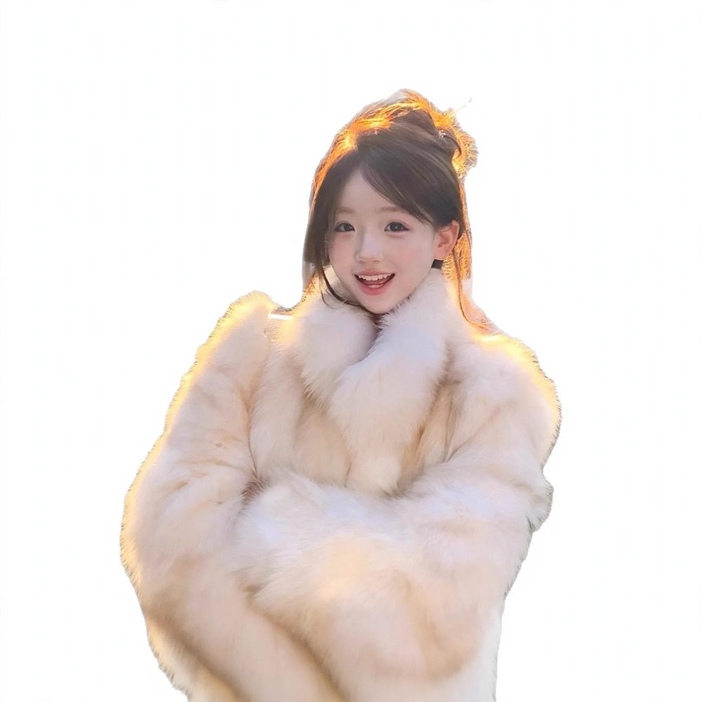 Fluffy Faux Fur Jacket for Women