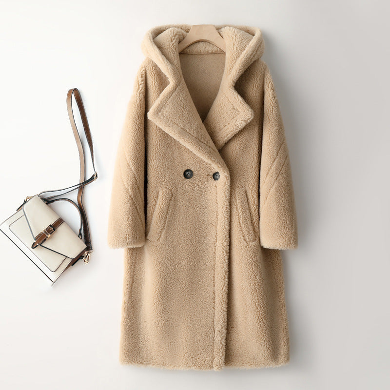Ladies' Teddy Coat made of Lambswool
