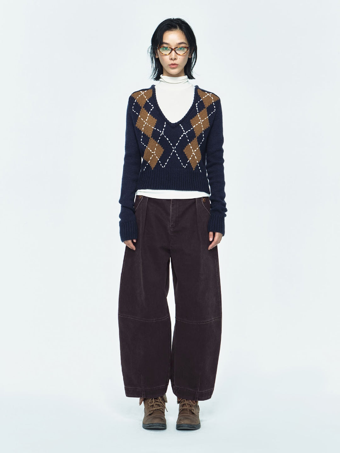 Kord cargo pants for women, cocoon cut, V63832