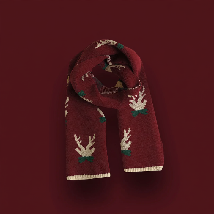 Warmer knitted scarf for women and men