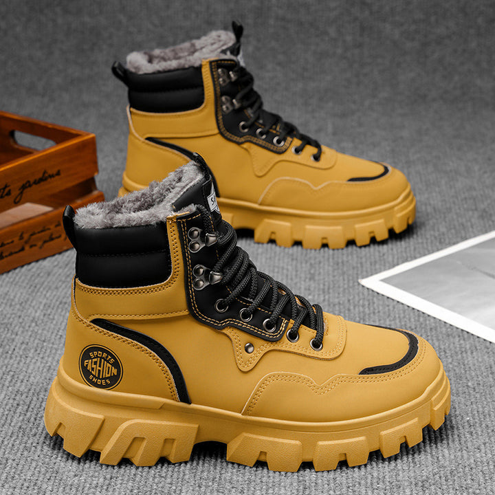 Men's winter boots, insulated, water-repellent