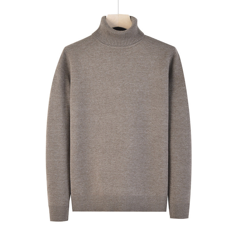 Men's turtleneck sweater, slim fit, 400g