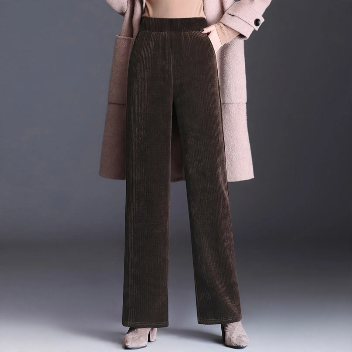 Chenille-Wide Pants, Cord-Optic, Autumn/Winter
