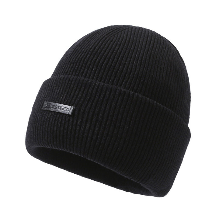 Winter knit cap with neck protection, 2-piece set